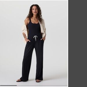 Vuori Black Wide-Leg Pants